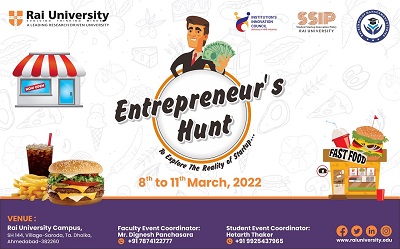 Entrepreneur's Hunt on 8 to 11  March'22