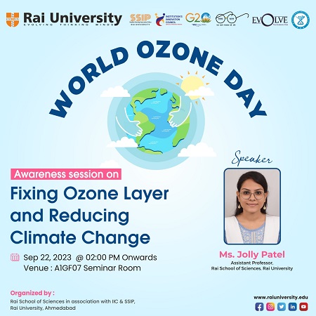 Awareness Session on Fixing Ozone Layer and Reducing Climate Change on 22<sup>nd</sup> September 2023