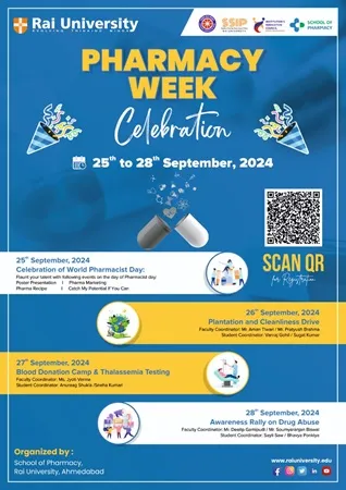 Pharmacy Week Celebration on 25<sup>th</sup> to 28<sup>th</sup> September, 2024
