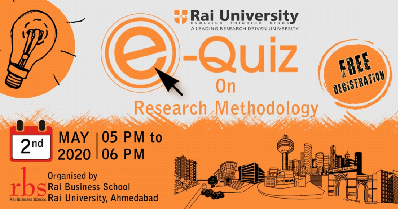 e-Quiz@Research Methodology organized by RBS on 2nd May