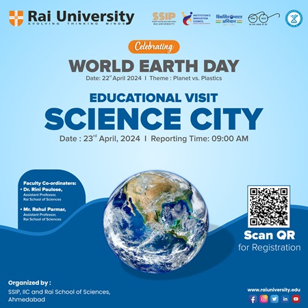 Celebrating World Earth Day - Educational Visit Science City on 22 & 23 April 2024